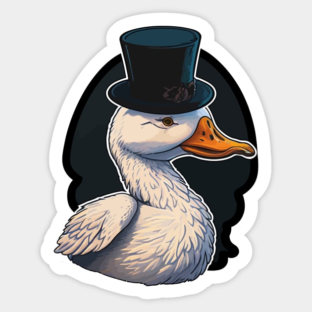 Duck in a hat sale